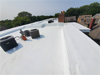 Commercial Flat Roof of TPO